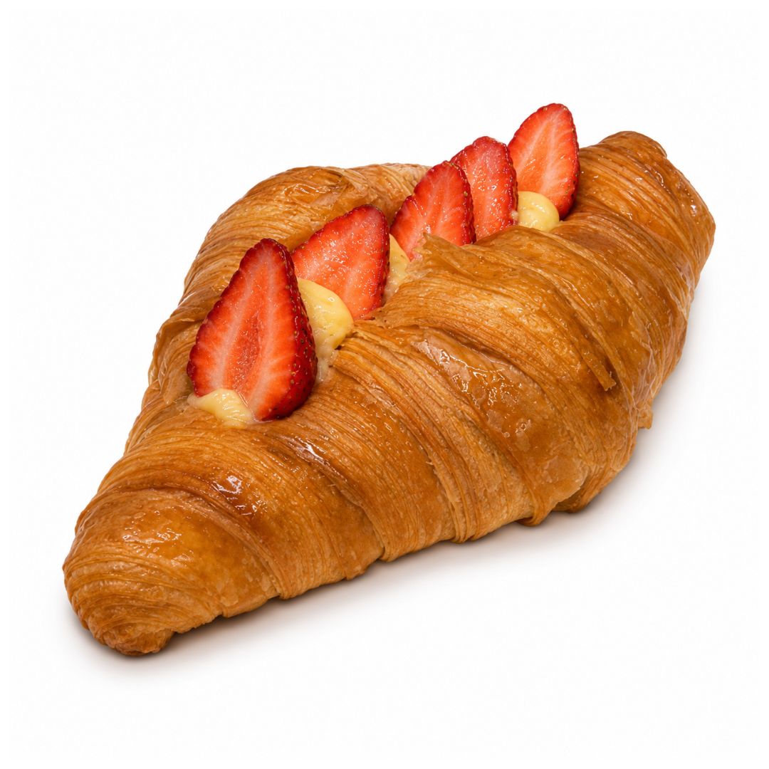 Croissant de Crema y Frutilla
