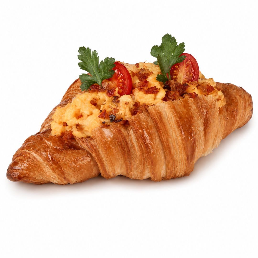Croissant con Huevos y Bacon: imagen 1