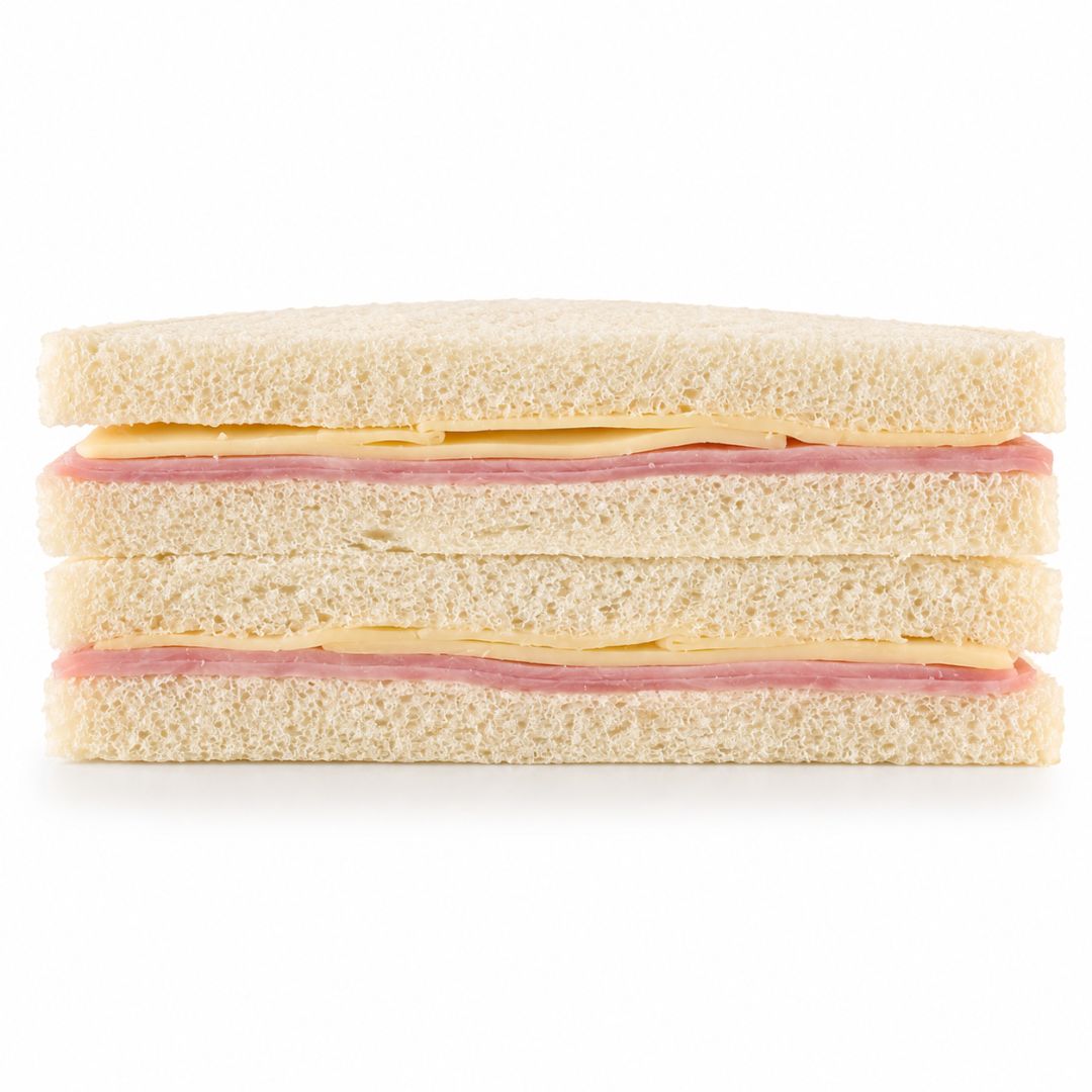 Sándwich de Miga de Jamón y Queso: imagen 1