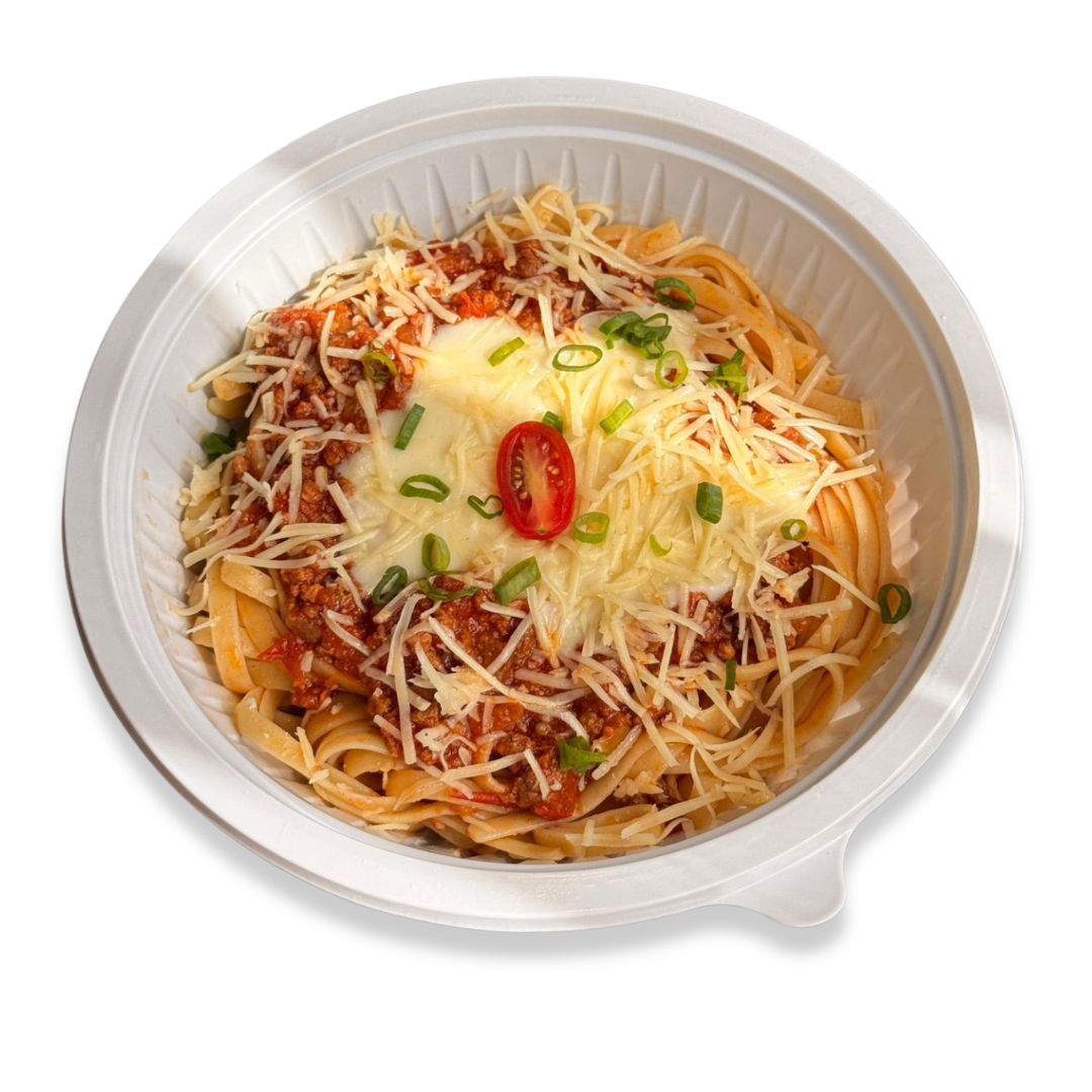 Fettuccine con Salsa Boloñesa y Bechamel: imagen 1