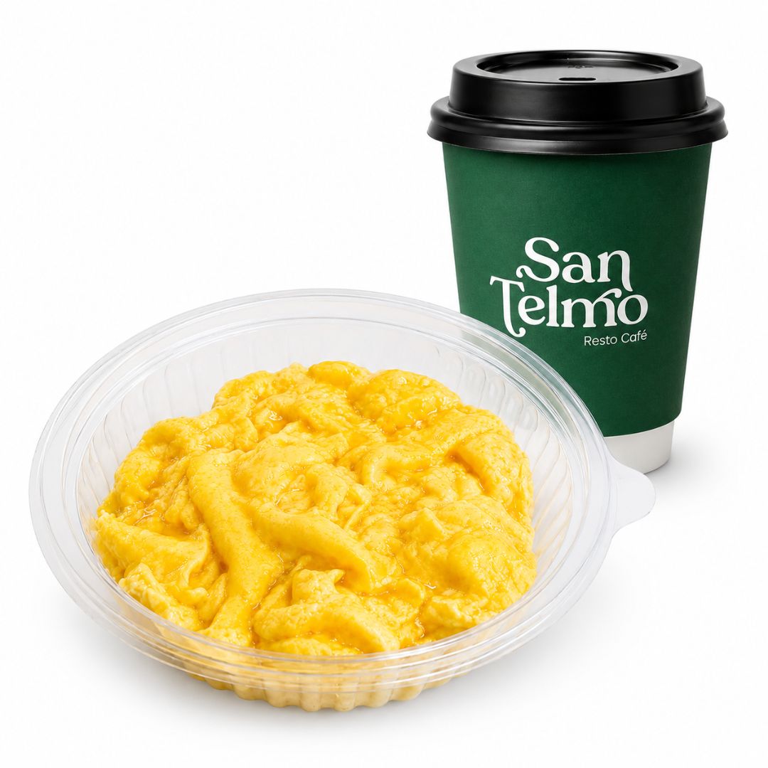 Combo Huevos Revueltos + Café Filtrado: imagen 1