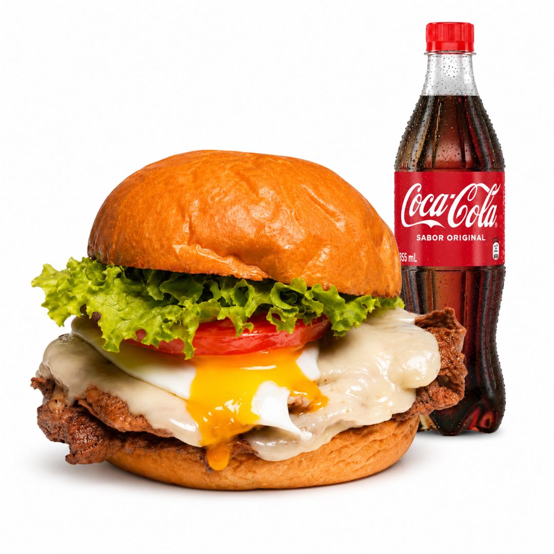 Combo Sándwich de Lomito + Gaseosa 500ml: imagen 1