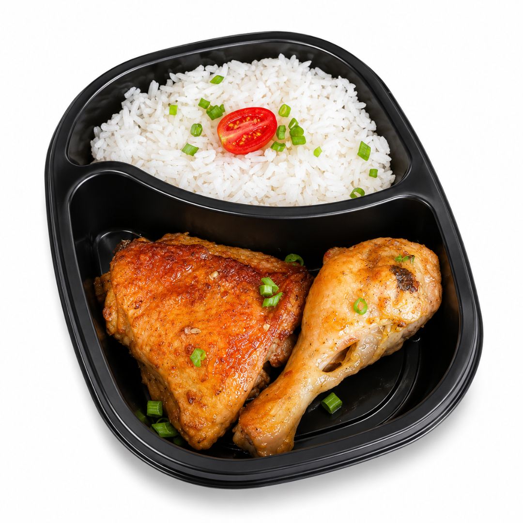 Exclusivo - Muslo de Pollo al Horno con Arroz: imagen 1